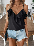 Ruffled Surplice Cami Top - Your Second Look