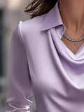 Satin Collar Blouse - Your Second Look