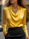 Satin Collar Blouse - Your Second Look