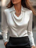 Satin Collar Blouse - Your Second Look