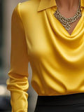 Satin Collar Blouse - Your Second Look