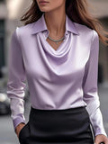 Satin Collar Blouse - Your Second Look