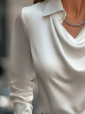 Satin Collar Blouse - Your Second Look