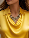 Satin Collar Blouse - Your Second Look
