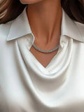 Satin Collar Blouse - Your Second Look