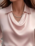 Satin Collar Blouse - Your Second Look
