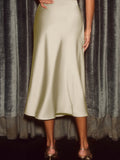 Satin Midi Skirt - Your Second Look