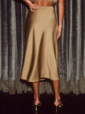 Satin Midi Skirt - Your Second Look