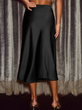 Satin Midi Skirt - Your Second Look