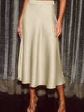 Satin Midi Skirt - Your Second Look