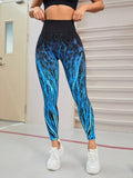 Seamless Printed High Waist Active Leggings - Your Second Look
