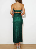 Sequin Cutout Tube Dress - Your Second Look