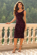 Sequin Sleeveless Slit Dress - Your Second Look
