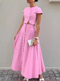 Short Sleeve Top and Skirt set - Your Second Look