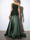 Single Shoulder Floor Length Dress - Your Second Look