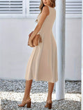 Sleeveless A - Line Midi Dress - Your Second Look