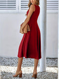 Sleeveless A - Line Midi Dress - Your Second Look
