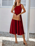 Sleeveless A - Line Midi Dress - Your Second Look