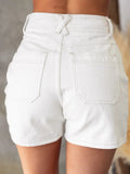 Sleeveless Button - Up Top and Shorts Denim Set - Your Second Look