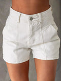 Sleeveless Button - Up Top and Shorts Denim Set - Your Second Look