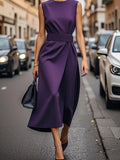Sleeveless Midi Sheath Dress - Your Second Look