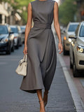 Sleeveless Midi Sheath Dress - Your Second Look
