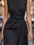 Sleeveless Midi Sheath Dress - Your Second Look