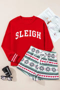 Sleigh Top and Shorts Lounge Set - Your Second Look