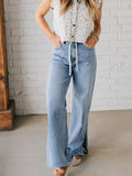 Slit Wide Leg Jeans - Your Second Look
