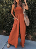 Smocked Wide Leg Jumpsuit - Your Second Look