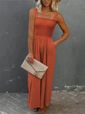 Smocked Wide Leg Jumpsuit - Your Second Look