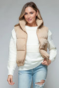 Snobbish Fine Fur Lining Quilted Vest - Your Second Look