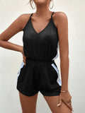 Spaghetti Strap V - Neck Romper - Your Second Look