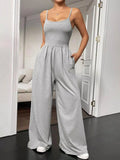 Spaghetti Strap Wide Leg Jumpsuit - Your Second Look