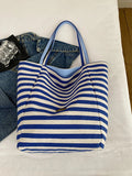 Striped Canvas Tote Bag - Your Second Look
