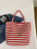 Striped Canvas Tote Bag - Your Second Look