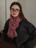 Striped Detail Knit Scarf - Your Second Look