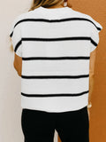 Striped Sleeve Knit Top - Your Second Look