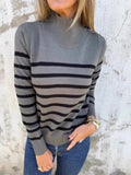 Striped Turtleneck Sweater - Your Second Look