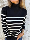 Striped Turtleneck Sweater - Your Second Look