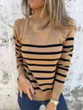 Striped Turtleneck Sweater - Your Second Look