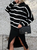 Striped Turtleneck Sweater - Your Second Look