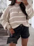 Striped Turtleneck Sweater - Your Second Look