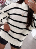 Striped Turtleneck Sweater - Your Second Look