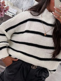 Striped Turtleneck Sweater - Your Second Look