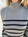 Striped Turtleneck Sweater - Your Second Look