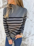 Striped Turtleneck Sweater - Your Second Look