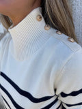 Striped Turtleneck Sweater - Your Second Look