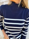 Striped Turtleneck Sweater - Your Second Look