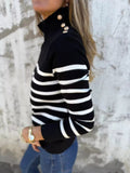 Striped Turtleneck Sweater - Your Second Look